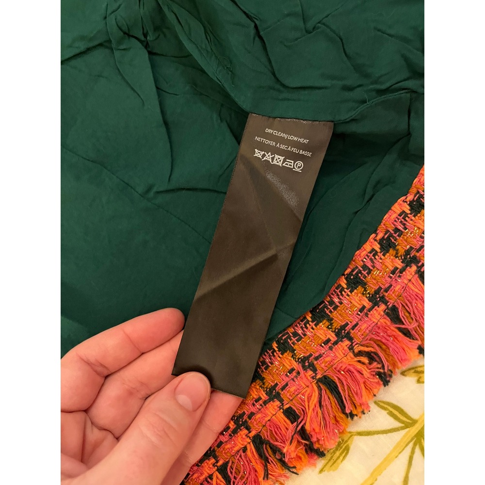 NWT Anthropologie Maeve Tweed Cropped Fringe Blazer - Picture 9 of 11